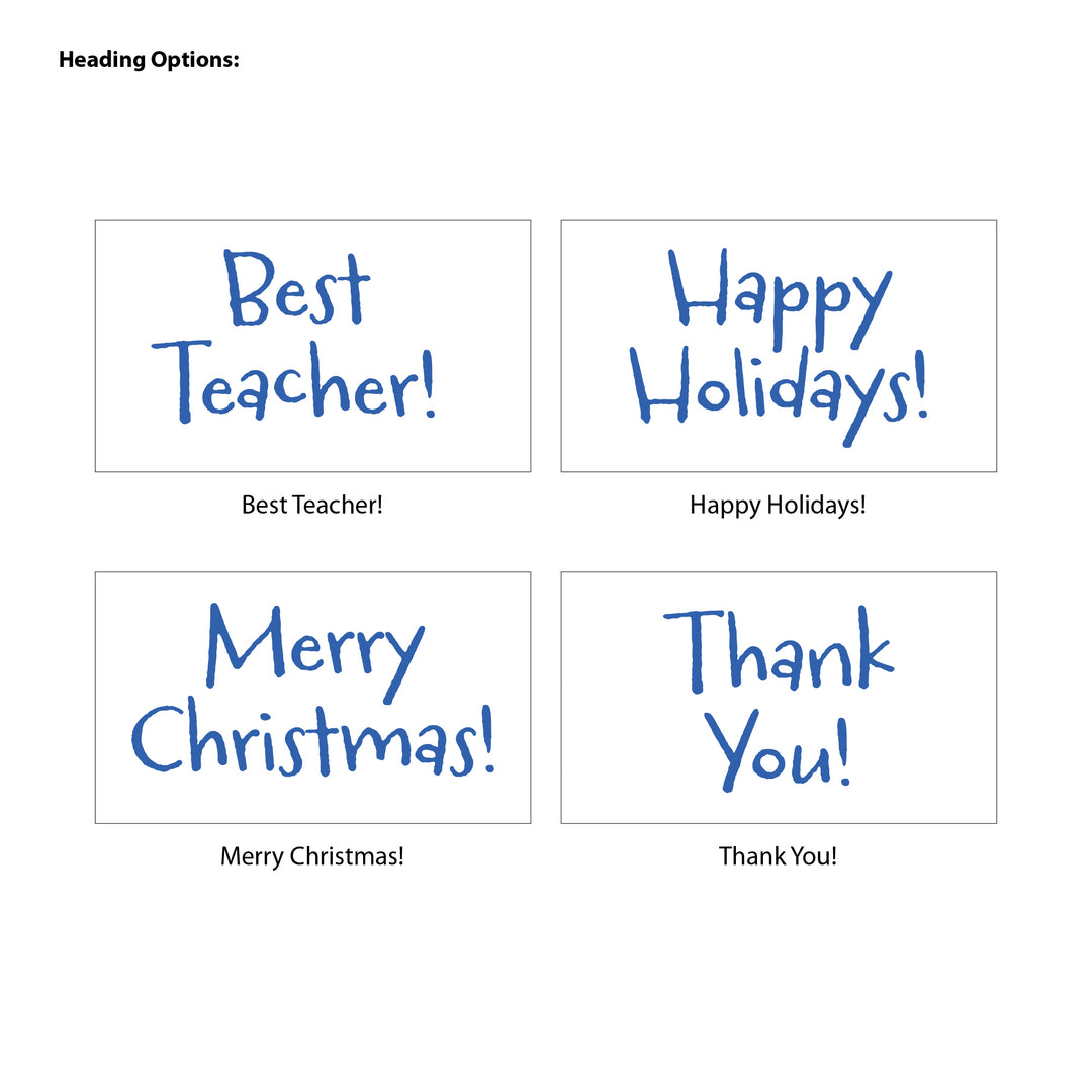 Teacher Christmas Ornament Personalized, Thank You Keepsake Gift, Student Gift