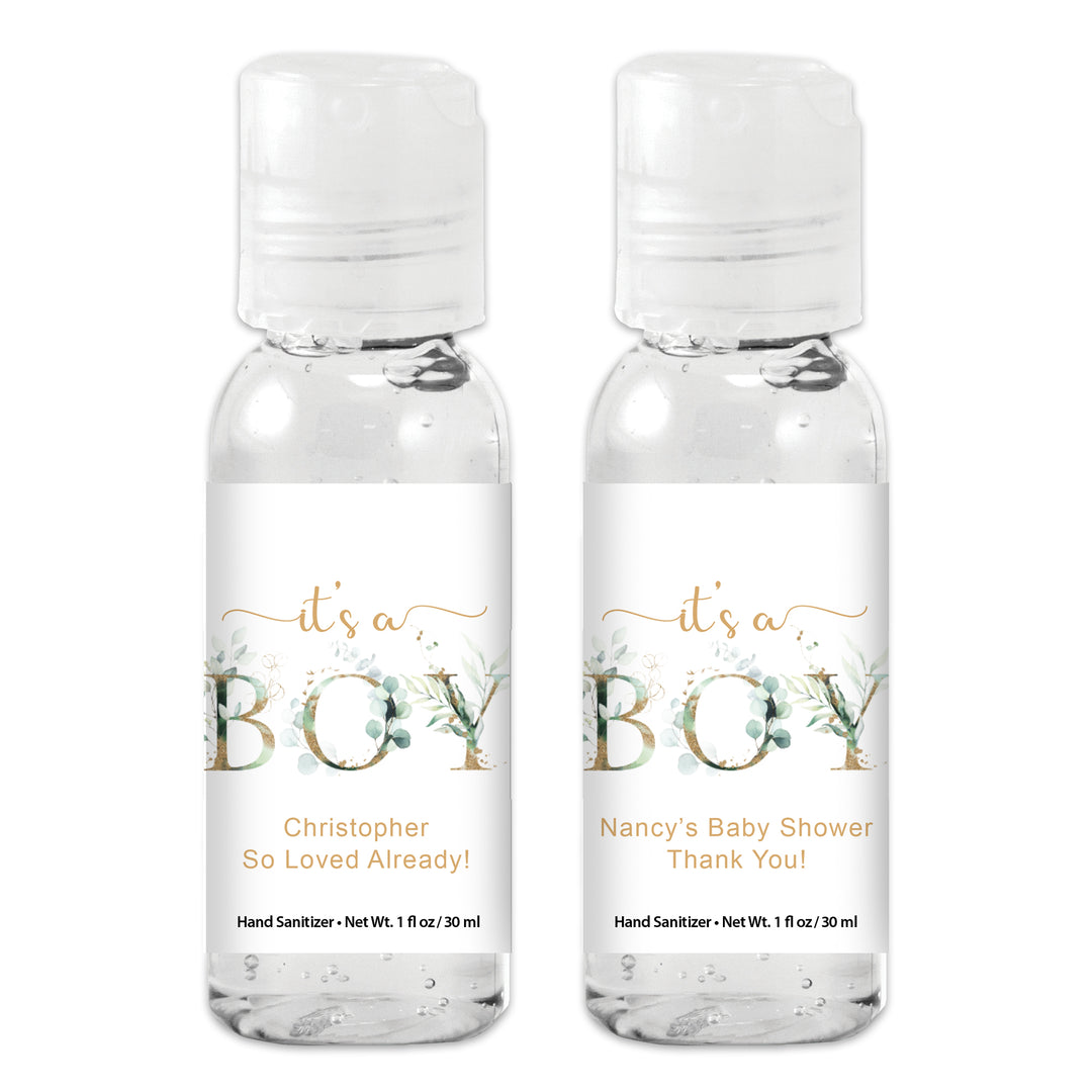 It's A Boy Hand Sanitizer Favor or Gift