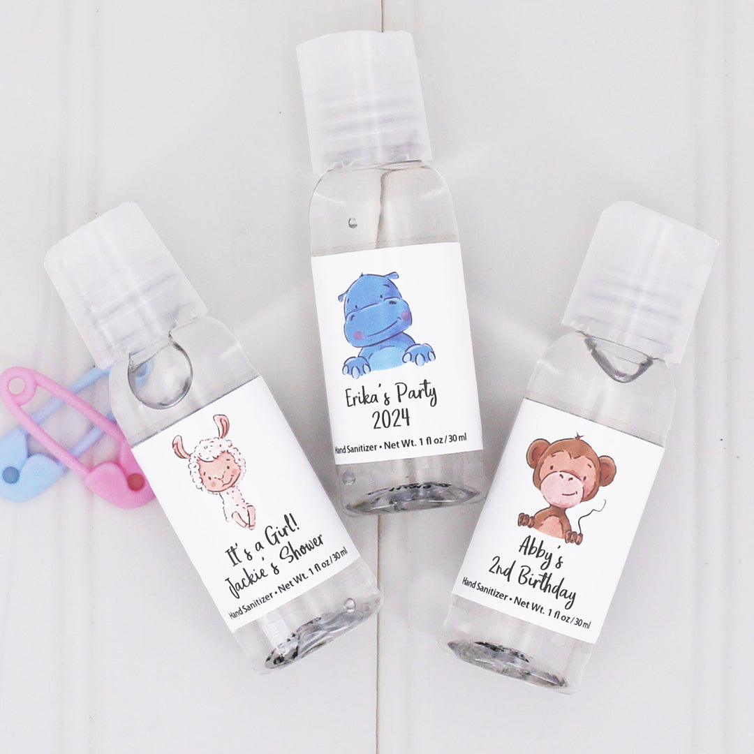 Baby Animals Personalized Hand Sanitizer