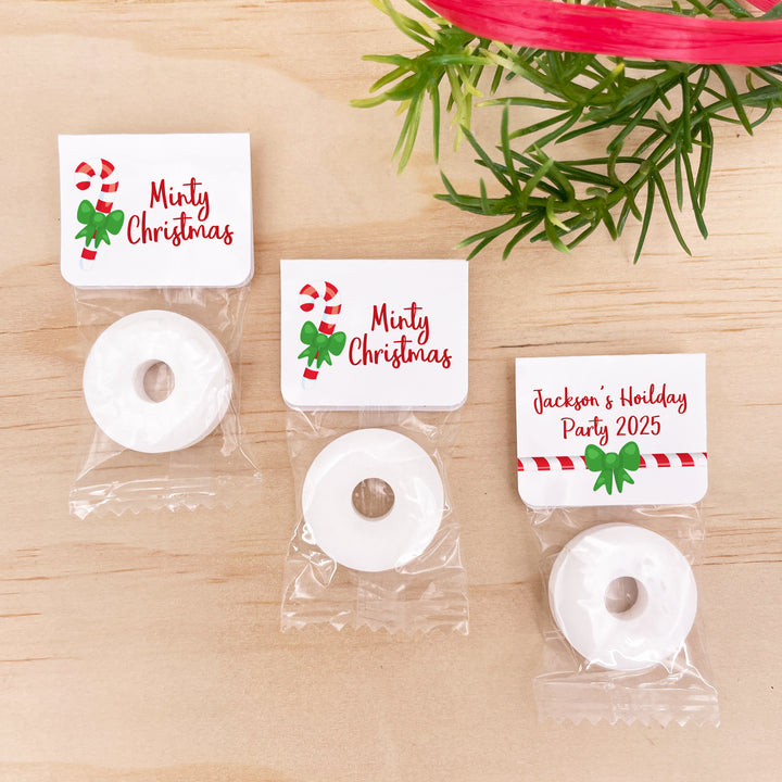 Minty Christmas Mints, Personalized Christmas Mints