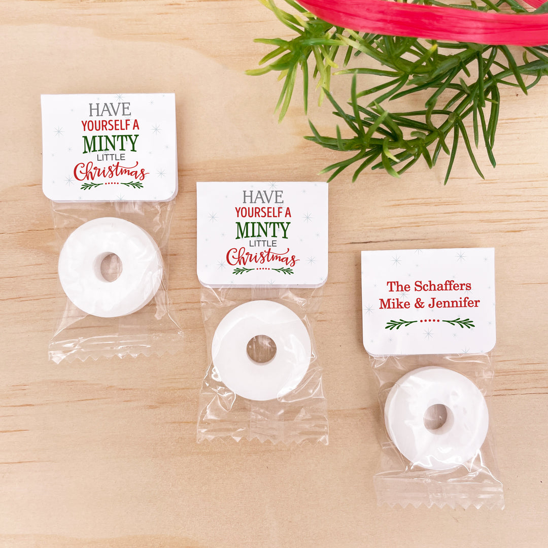 Have Yourself a Very Minty Christmas, Personalized Christmas Life Saver Mints