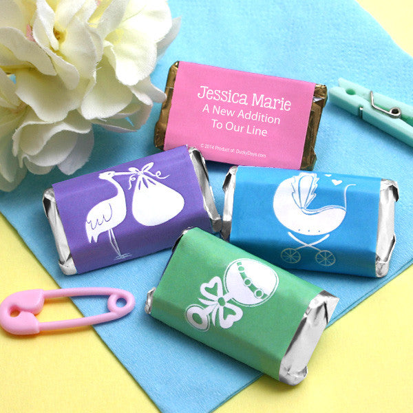 Personalized Wedding Hershey Miniatures - Silhouette Collection