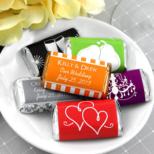Personalized Wedding Hershey Miniatures - Silhouette Collection