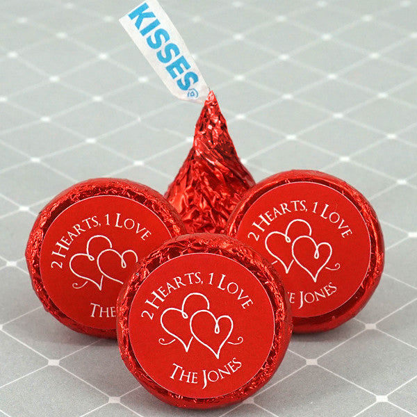 Personalized Hershey Kisses, new hershey kisses, red hershey kisses