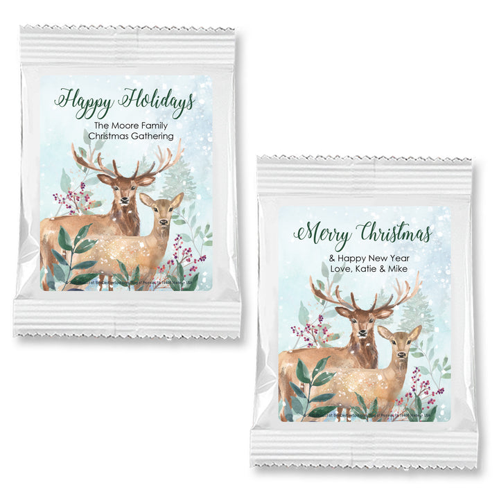 Personalized Christmas Hot Chocolate Favors & Gifts, Deer