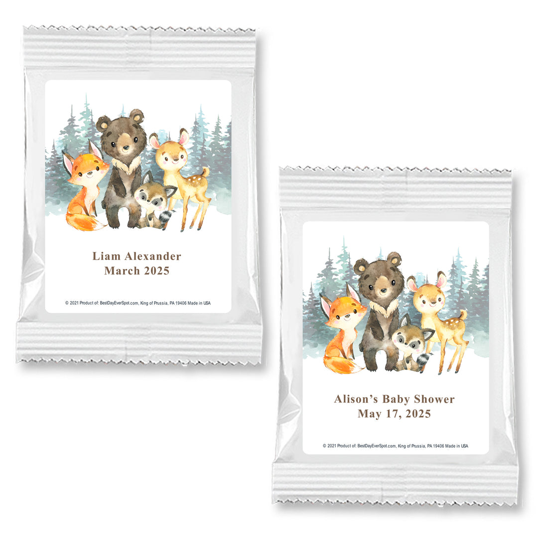 Safari Baby Shower, Personalized Hot Chocolate, Baby Shower Cocoa Favors