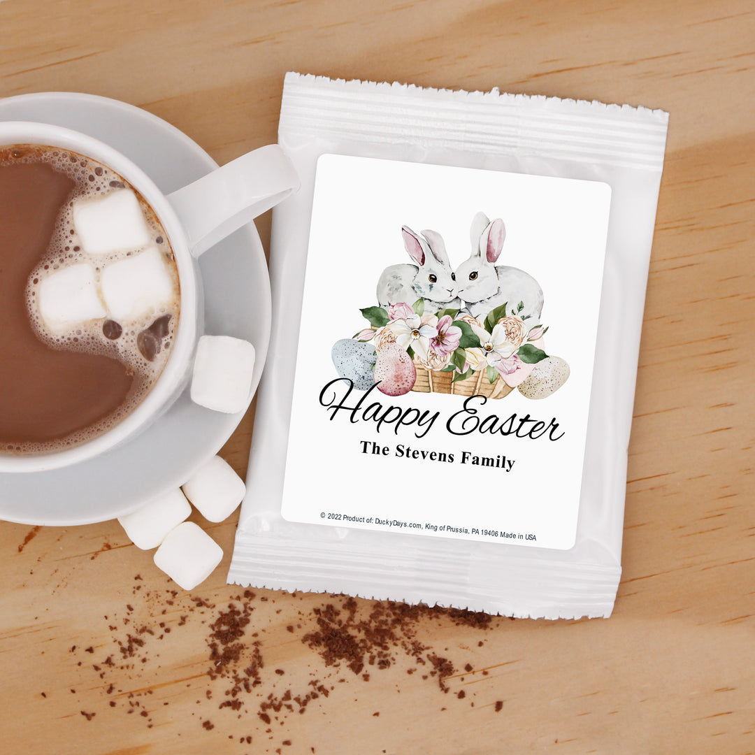 Easter Party Favors, Personalized Hot Chocolate Easter Favors