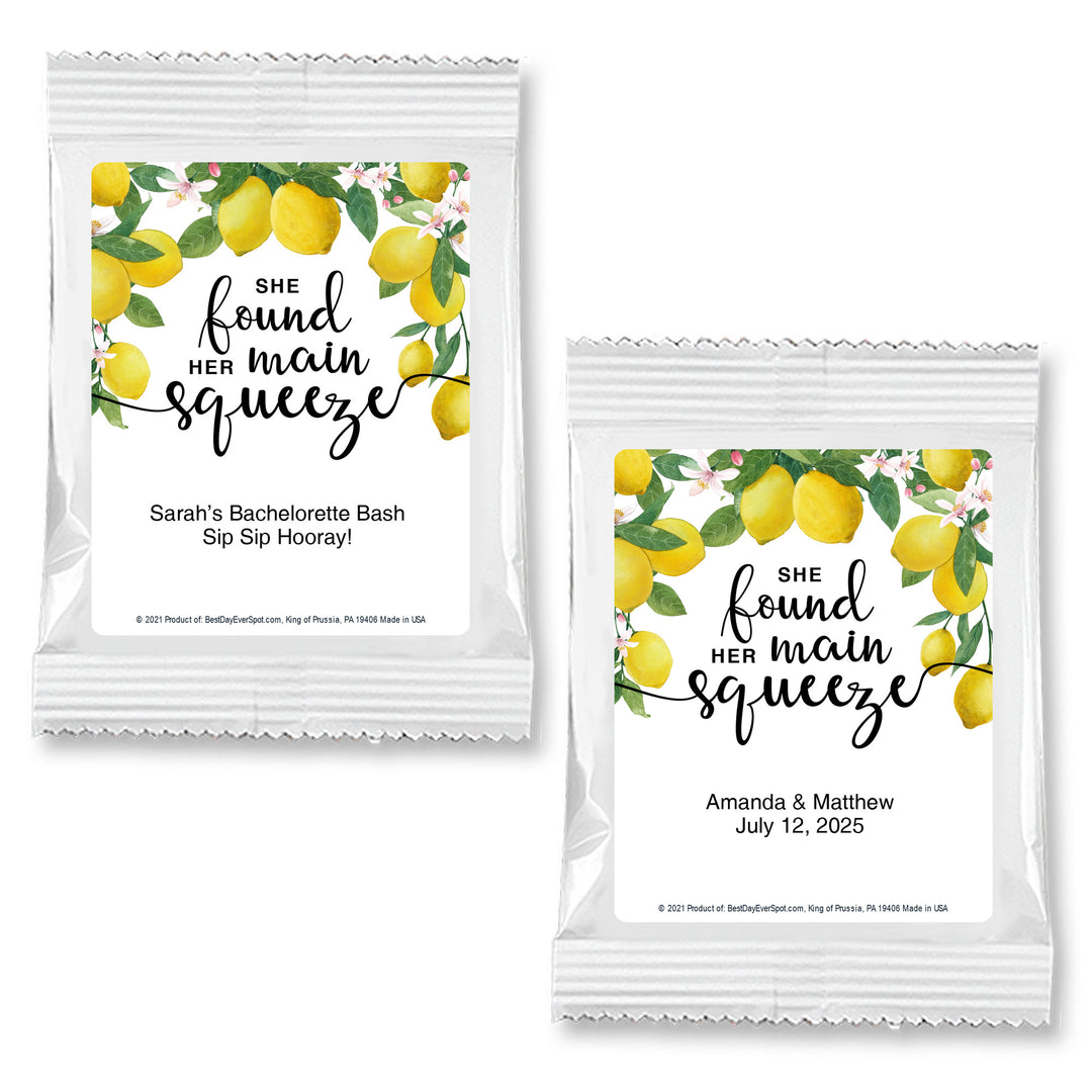 Lemonade Shower Favors, She Found Her Main Squeeze