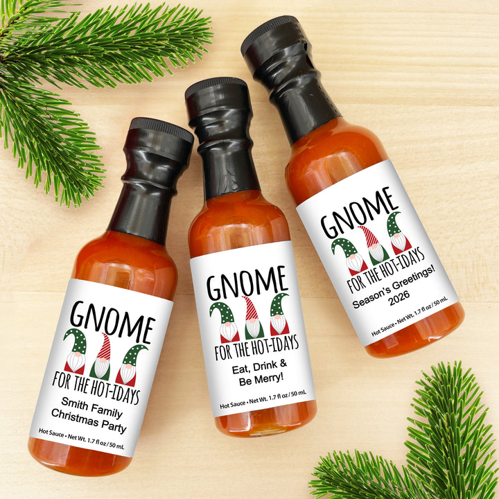 Gnome for the Hot-idays, Mini Hot Sauce 1.7 oz