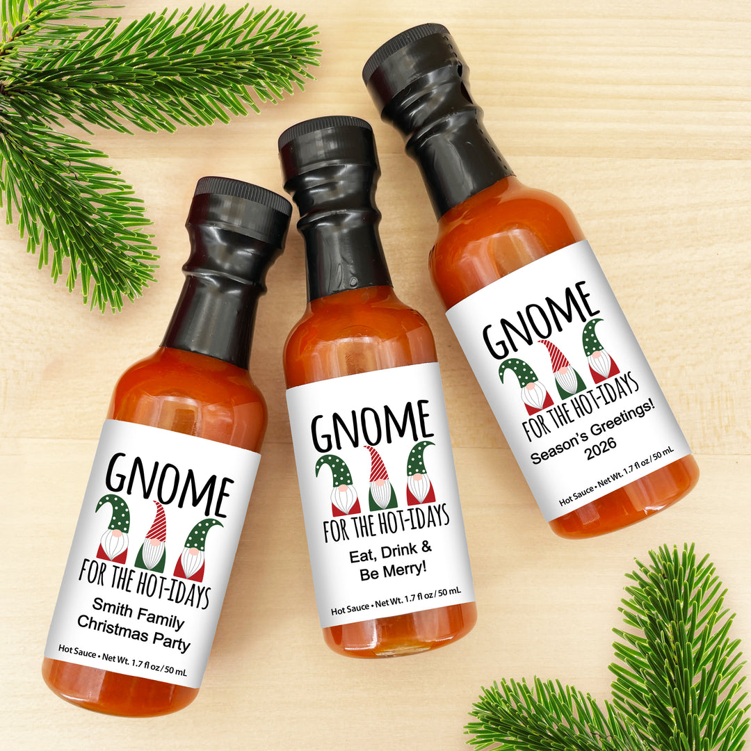 Gnome for the Hot-idays, Mini Hot Sauce 1.7 oz