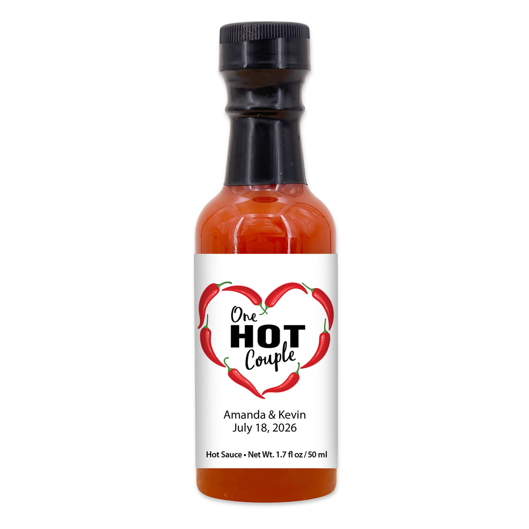 Pepper Heart Hot Sauce Gifts, Mini Hot Sauce Bottles, Hot Sauce Weddin –  Best Day Ever Spot