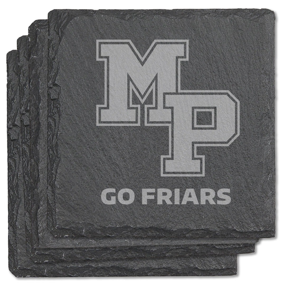 Malvern Custom Square Slate Coasters (Set of 4)