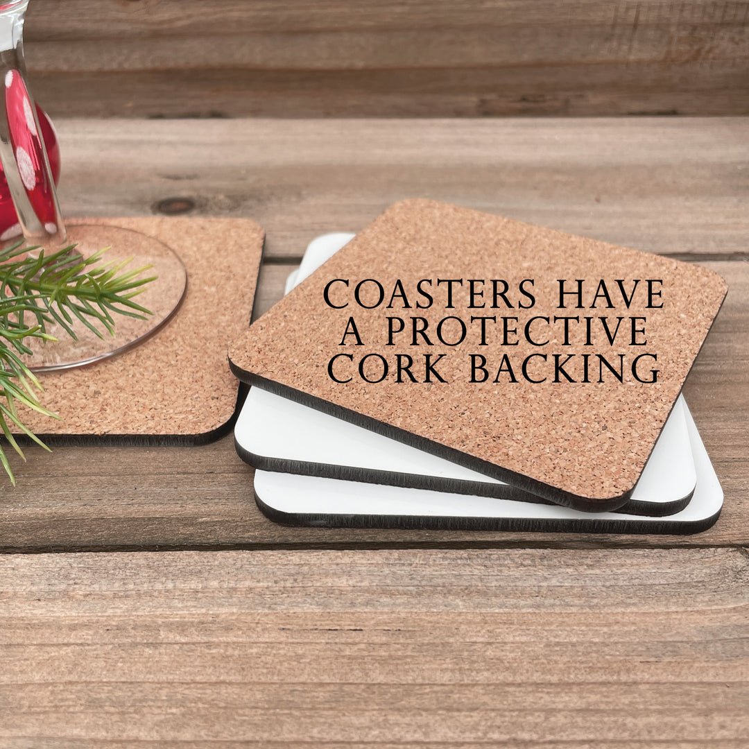 Monogram Coasters, Personalized Initial Coasters