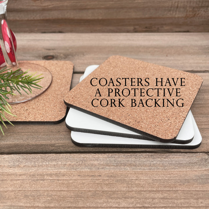 Traditional Christmas Coasters, Christmas Sayings,