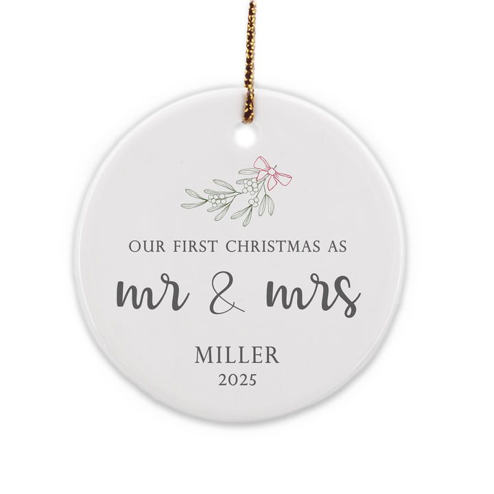 First Married Christmas Ornament, Mr. & Mrs, Mr. & Mr., Mrs. & Mrs.