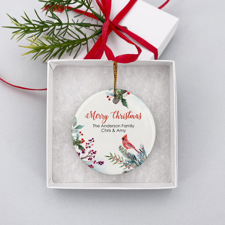 Red Cardinal Christmas Ornament