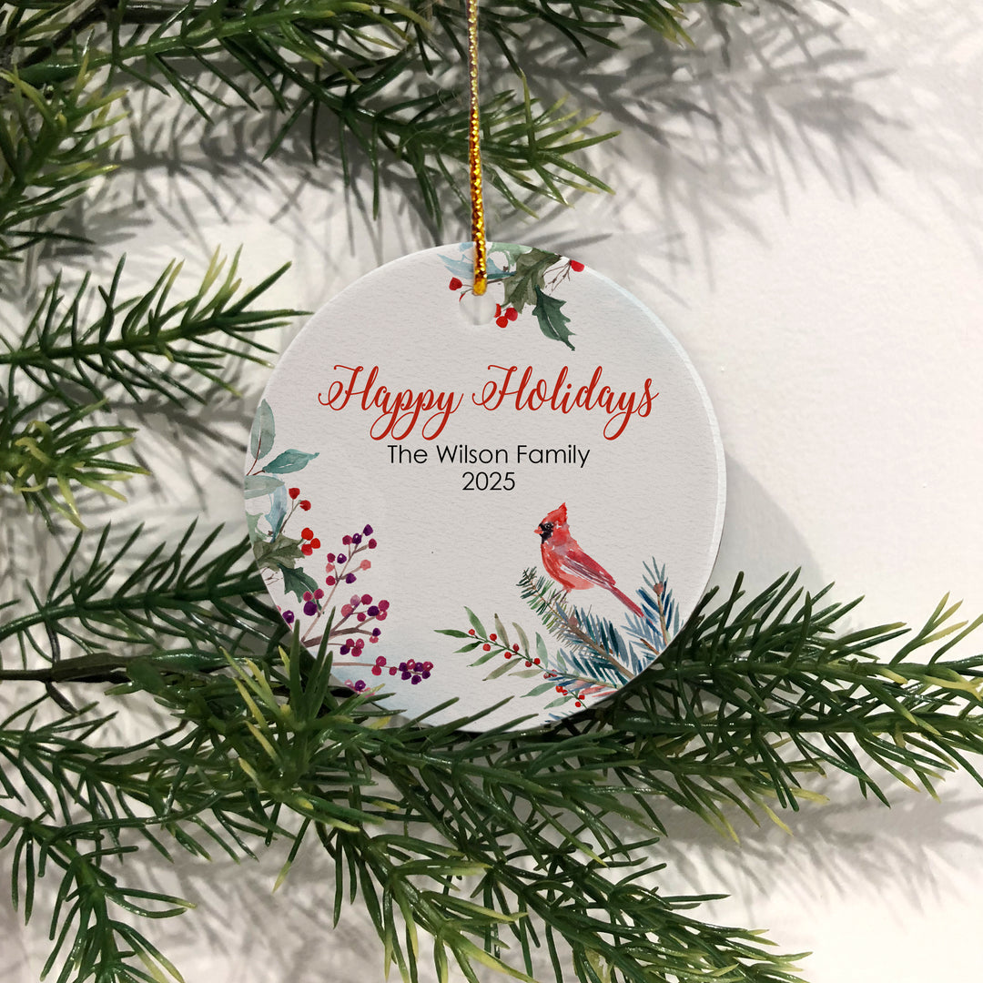 Red Cardinal Christmas Ornament