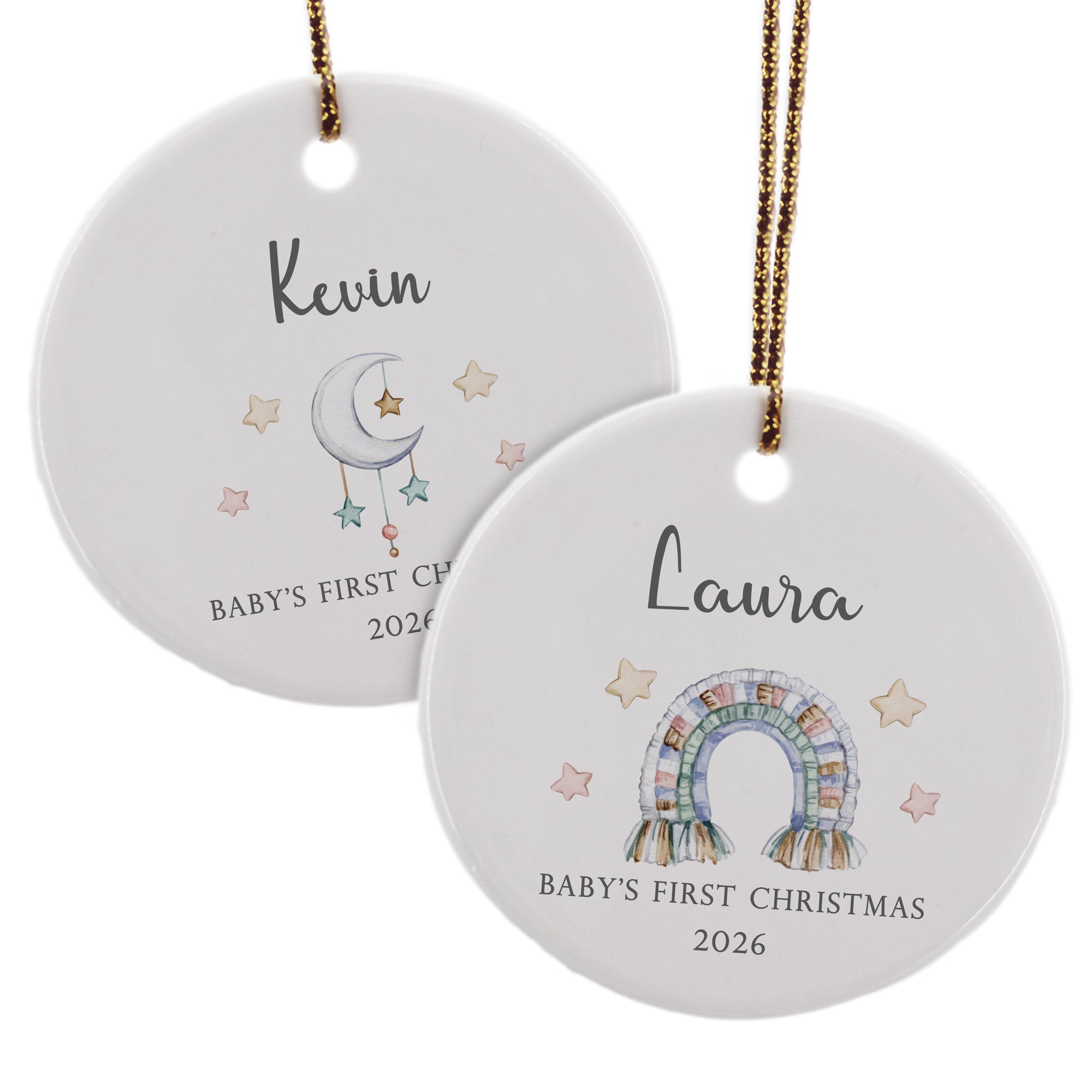 Personalised baby's first christmas on sale