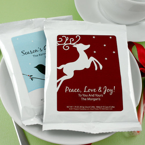 Holiday Coffee Favors