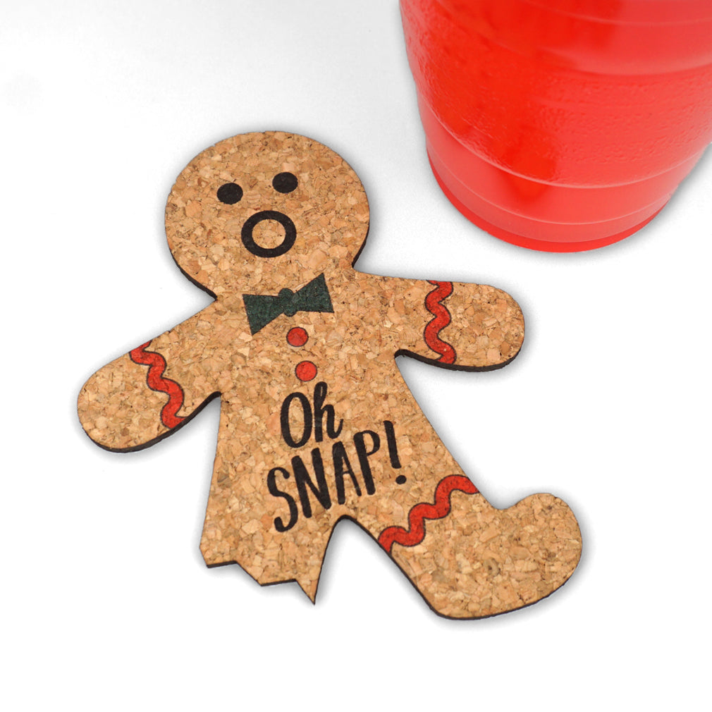 Gingerbread Decor Coasters, Oh Snap!