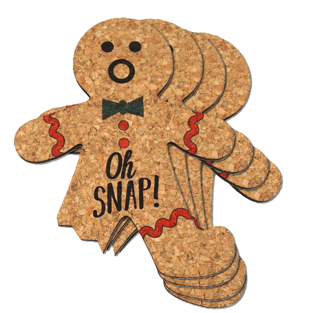 Gingerbread Decor Coasters, Oh Snap!