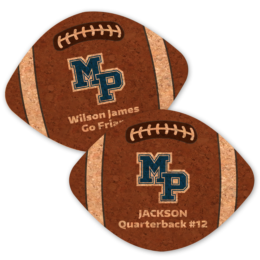 MP Football Cork Coasters (Set of 6)