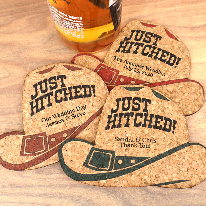 Personalized Cowboy Hat Cork Coaster