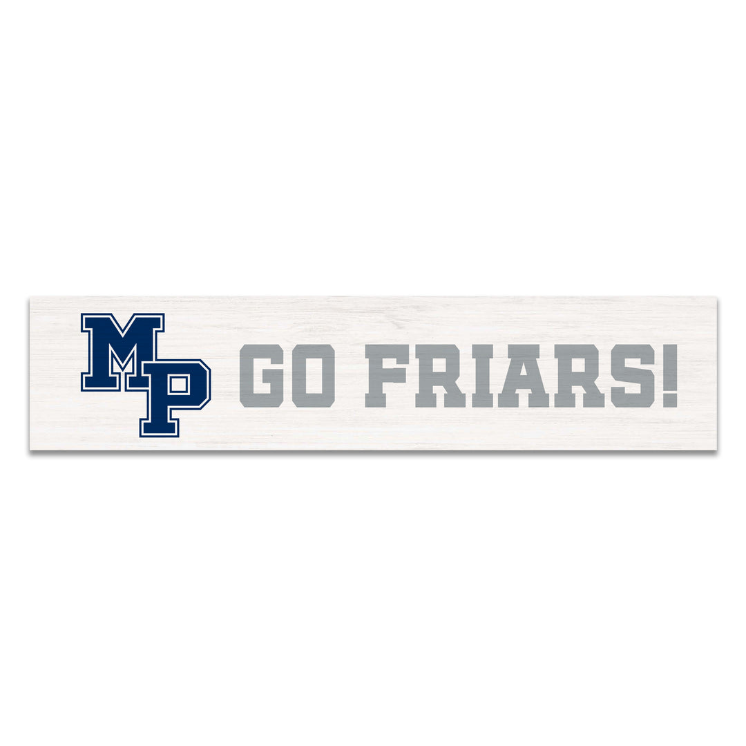 "GO FRIARS!" Wood Sign