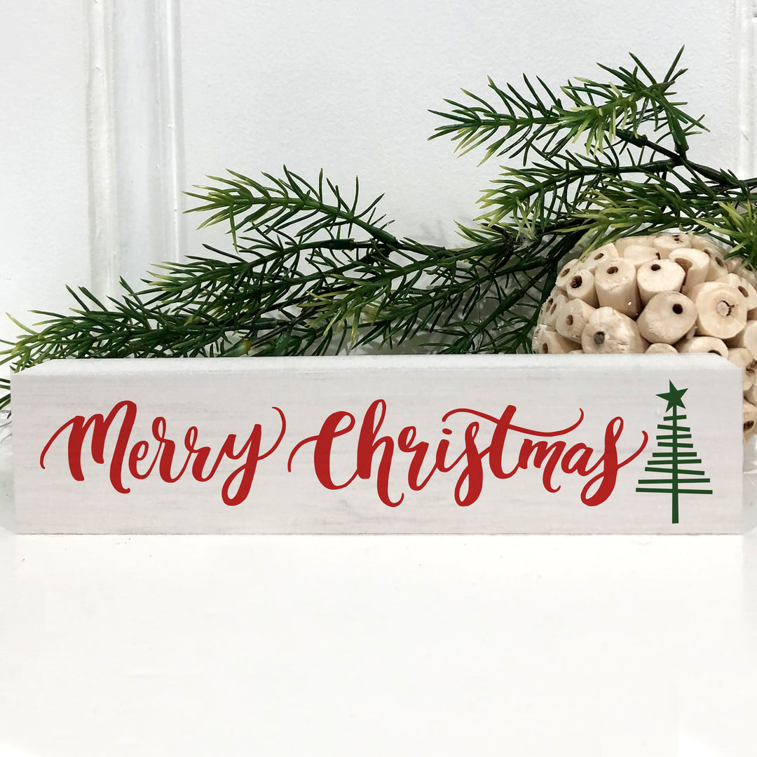 Christmas Table Decor, Wood Signs