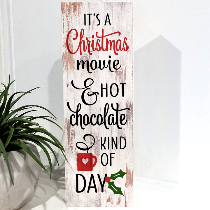 Christmas Decor, Table Top Wood Block Sign, Christmas Movies, Christmas Trees, Santa's Reindeer
