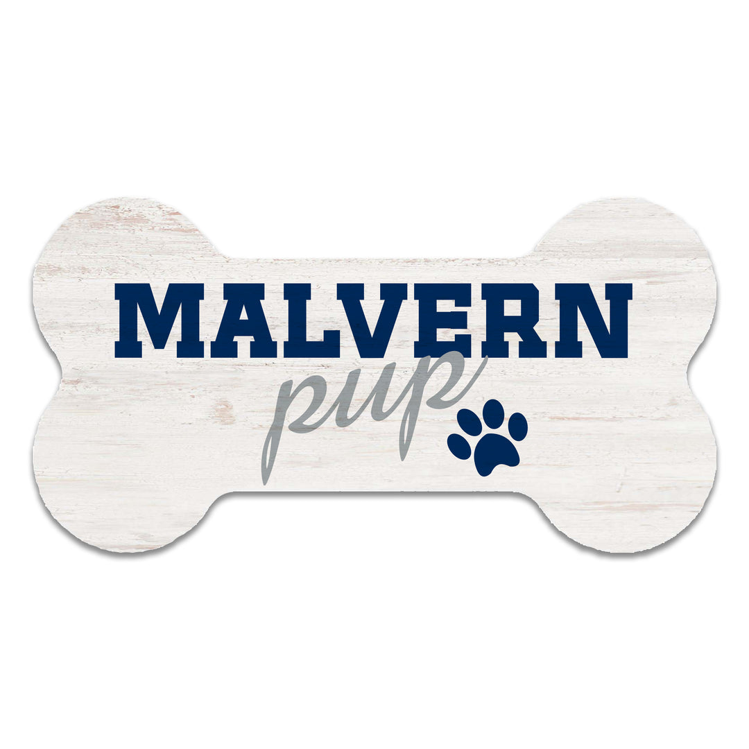 MP Dog Bone Shaped Wood Sign