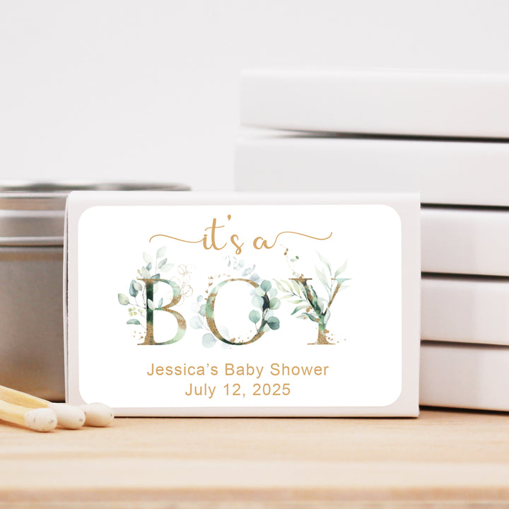 Baby Shower Favor Matches, It's A Boy (Set of 50)