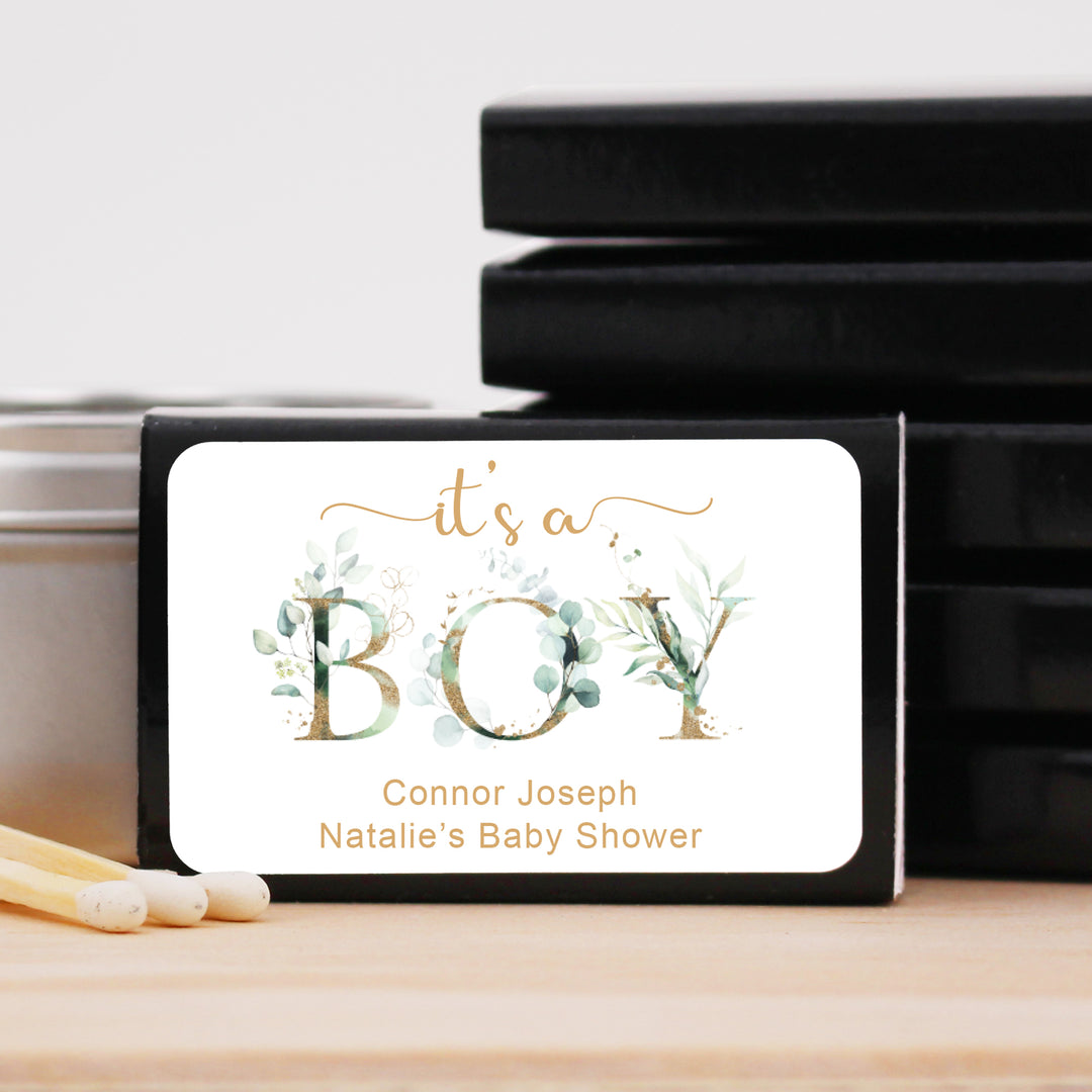 Baby Shower Favor Matches, It's A Boy (Set of 50)