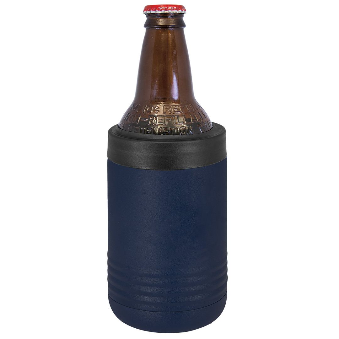 ND Stainless Steel Navy Blue Vacuum Insulated Beverage Holder