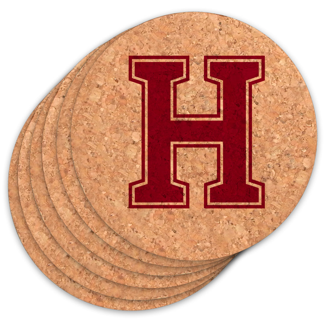 The Haverford School Round Cork Coasters (Set of 6)
