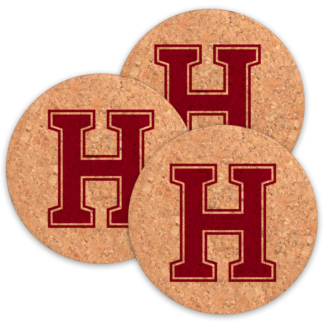 The Haverford School Round Cork Coasters (Set of 6)