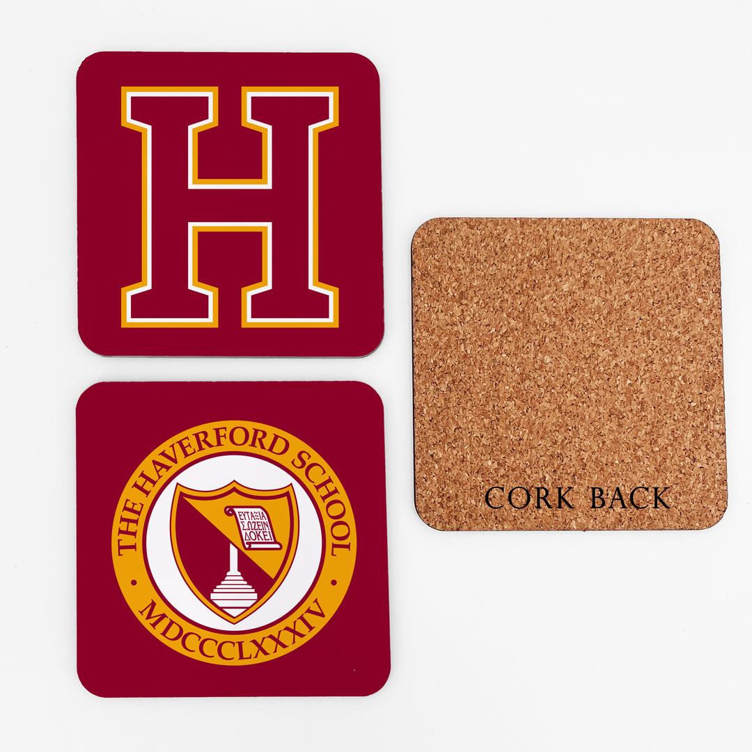 The Haverford School Personalized Coasters
