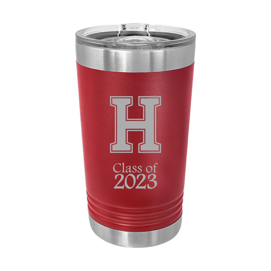 The Haverford School Graduation 16 oz. Insulated Tumbler with Slider Lid