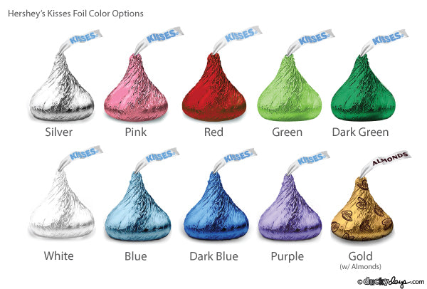 Personalized Hershey Kisses - Silhouette Collection