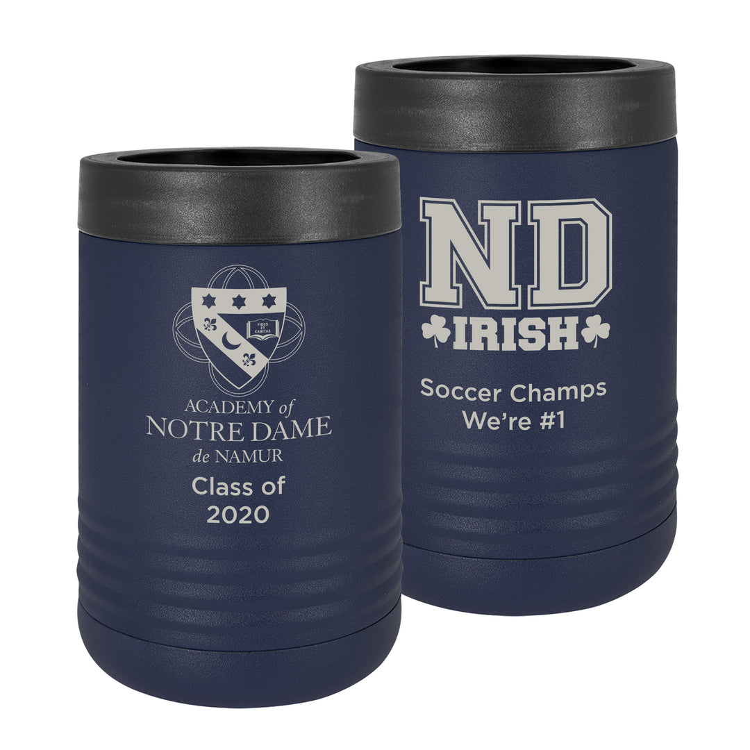 ND Stainless Steel Navy Blue Vacuum Insulated Beverage Holder