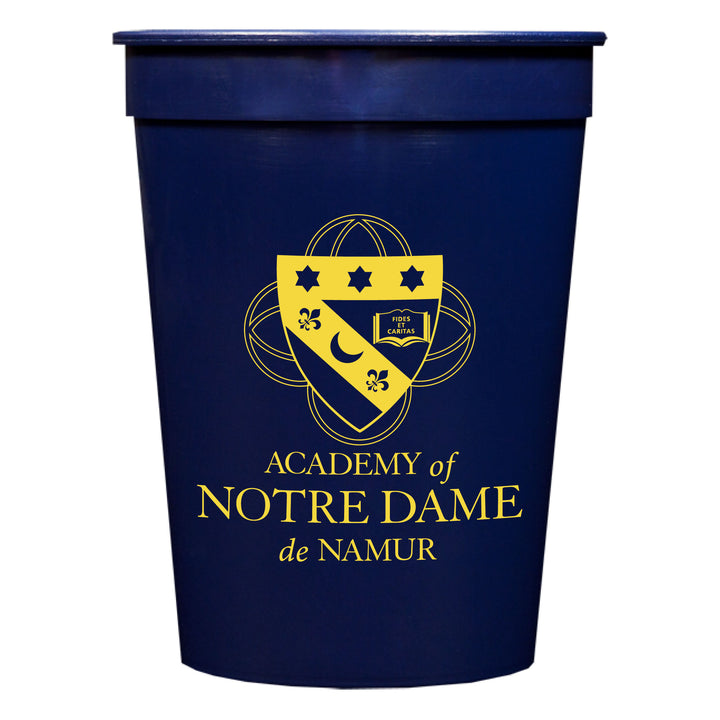 Academy of Notre Dame de Namur 16 oz Stadium Cups (Set of 25)