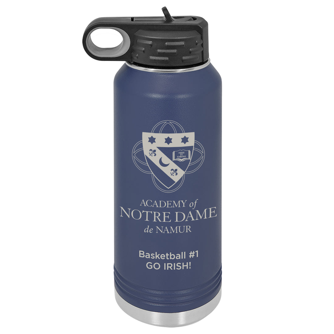 Personalized Water Bottle w/Straw Lid, 32 oz