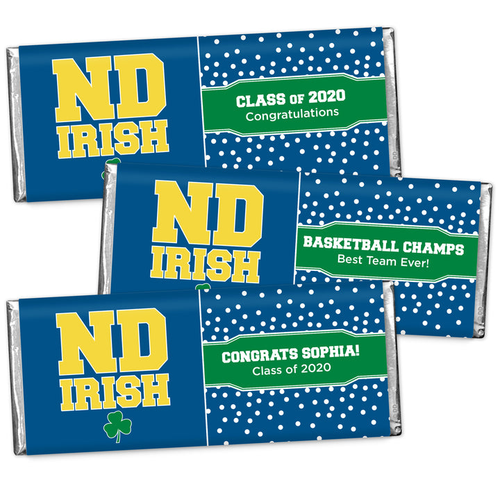 Notre Dame Personalized Hershey's Chocolate Bars