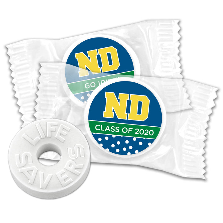 Notre Dame Personalized Life Savers