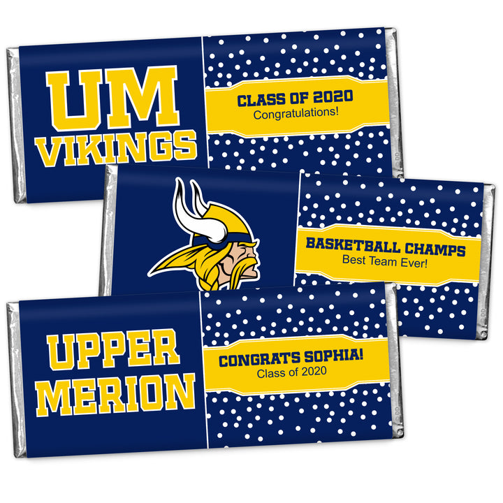 Upper Merion SD Personalized Hershey's Chocolate Bars