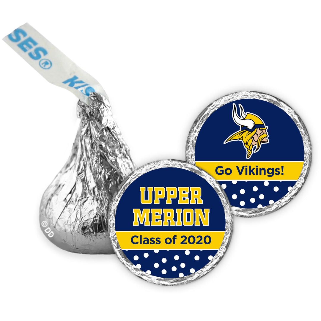 Upper Merion SD Personalized Hershey Kisses