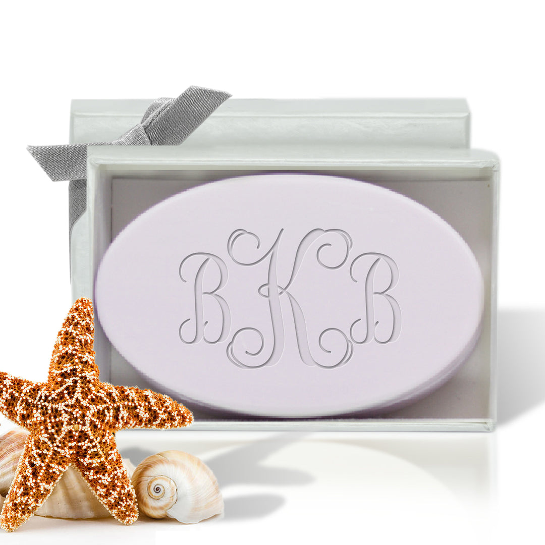 Monogram Soap, Personalized Carved Soap - 1 bar of soap