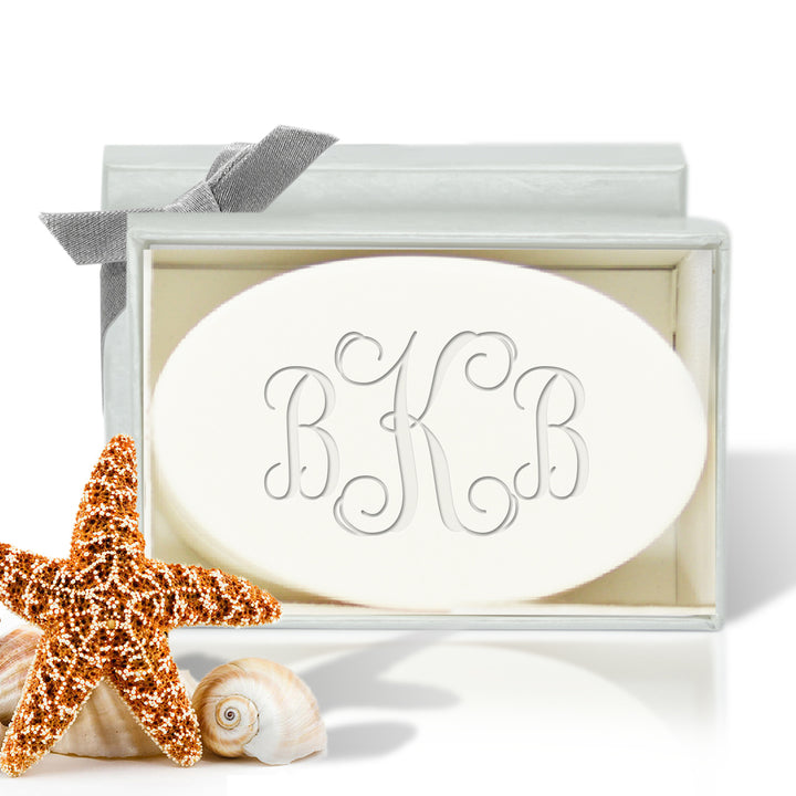 Monogram Soap, Personalized Carved Soap - 1 bar of soap