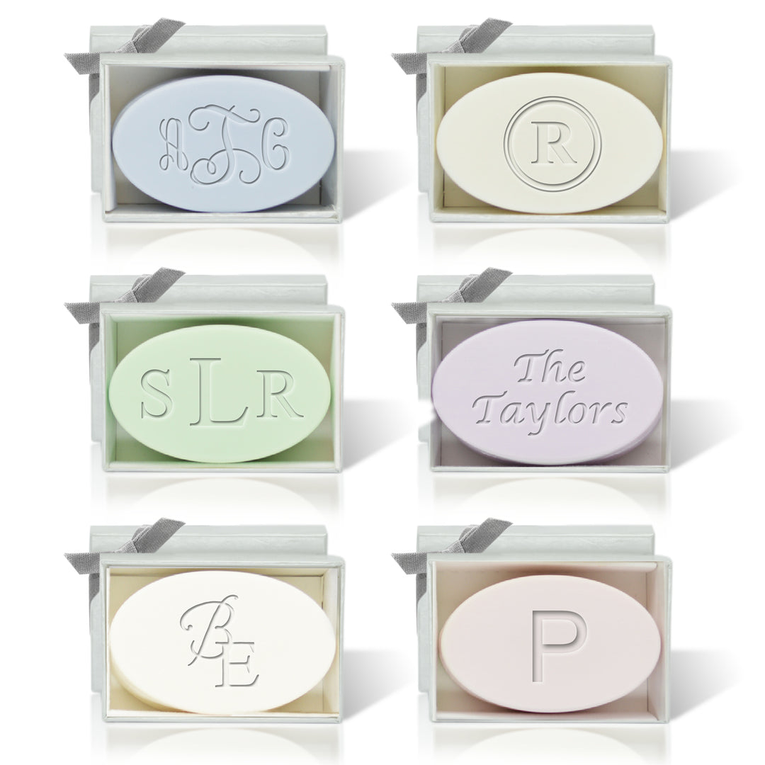 Monogram Soap, Personalized Carved Soap - 1 bar of soap